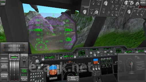 Turboprop flight simulator 3D