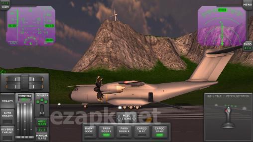 Turboprop flight simulator 3D