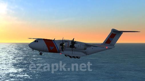 Turboprop flight simulator 3D