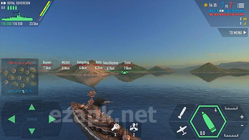 Battle of warships