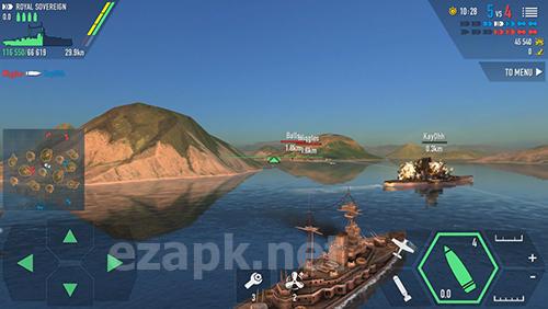Battle of warships