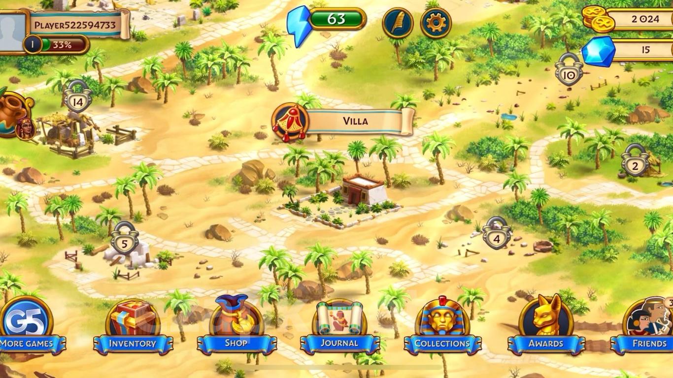 Jewels of Egypt: Match Game