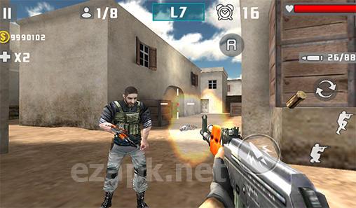 Gun shot fire war