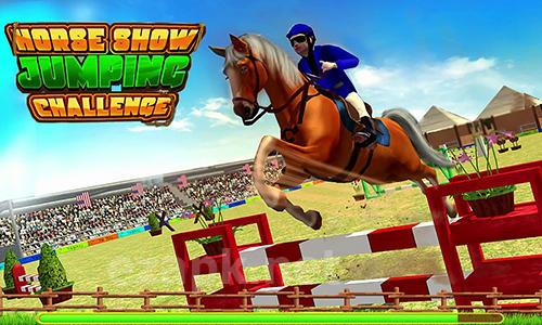 Horse show jumping challenge