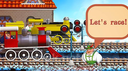 Fun kids train racing games