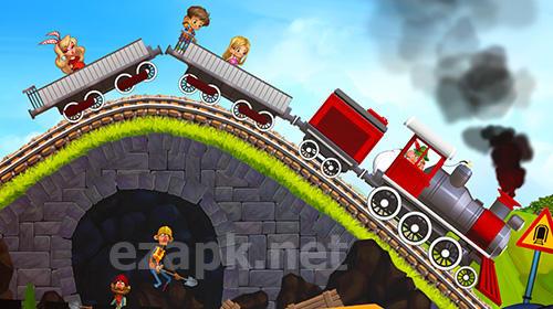 Fun kids train racing games
