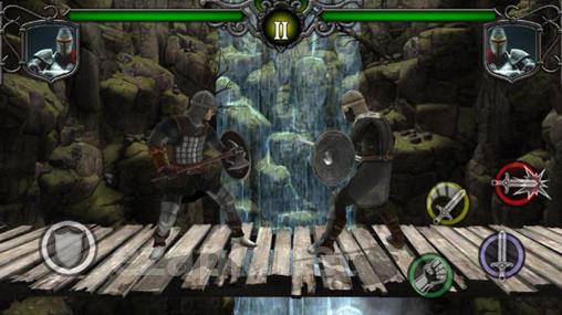 Knights fight: Medieval arena
