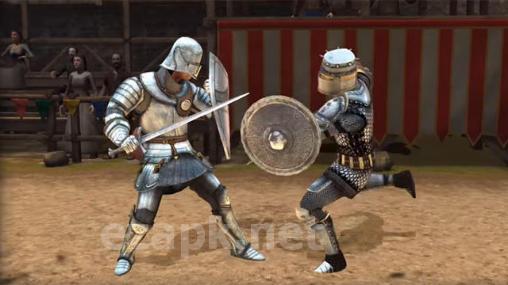 Knights fight: Medieval arena