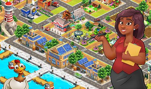 Farm dream: Village harvest paradise. Day of hay