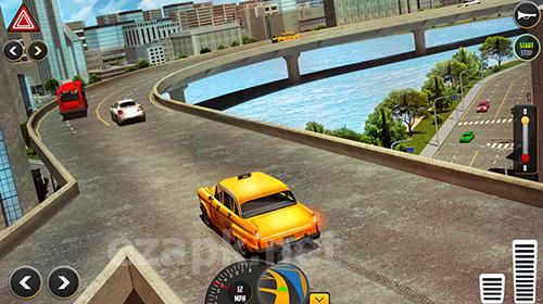 HQ taxi driving 3D