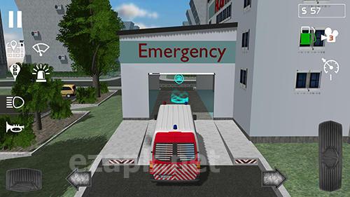 Emergency ambulance simulator