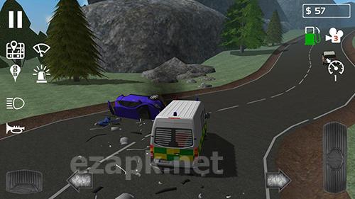 Emergency ambulance simulator