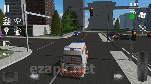 Emergency ambulance simulator