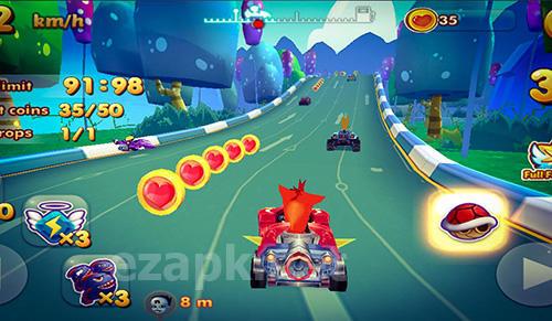 Bandicoot kart racing