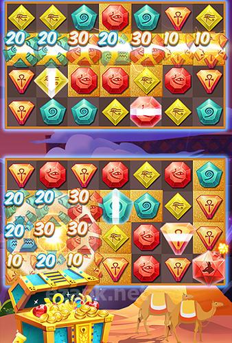 Egypt jewels: Gems match 3 digger