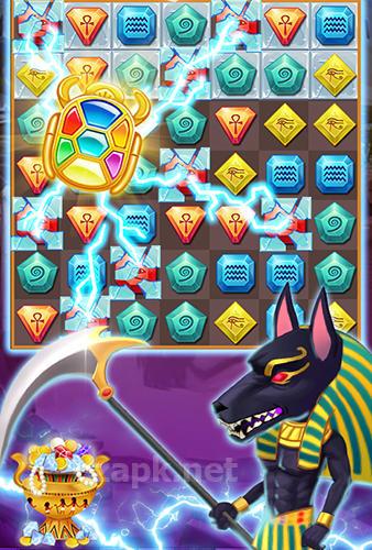 Egypt jewels: Gems match 3 digger
