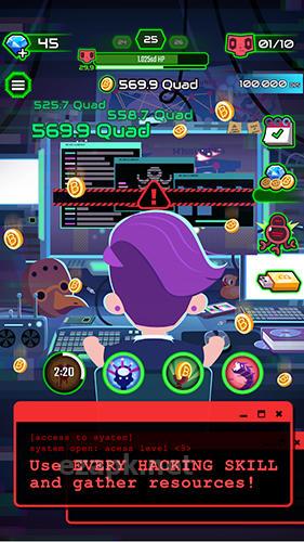 Hacking hero: Cyber adventure clicker
