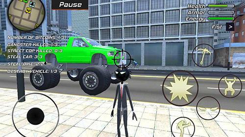 Amazing crime strange stickman: Rope vice Vegas