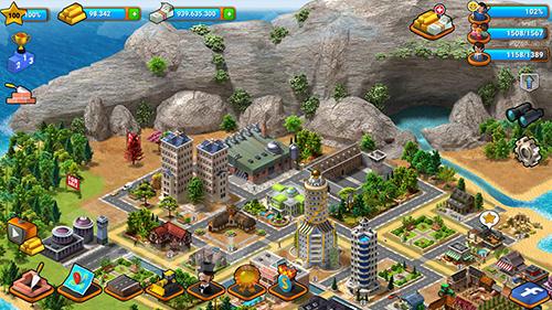 Tropical paradise: Town island. City building sim