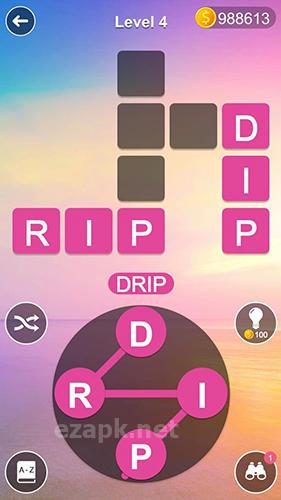 Word tour: Cross and stack word search