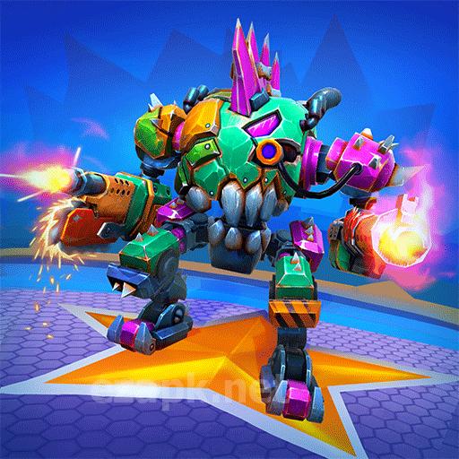 Star Robots. Mech war