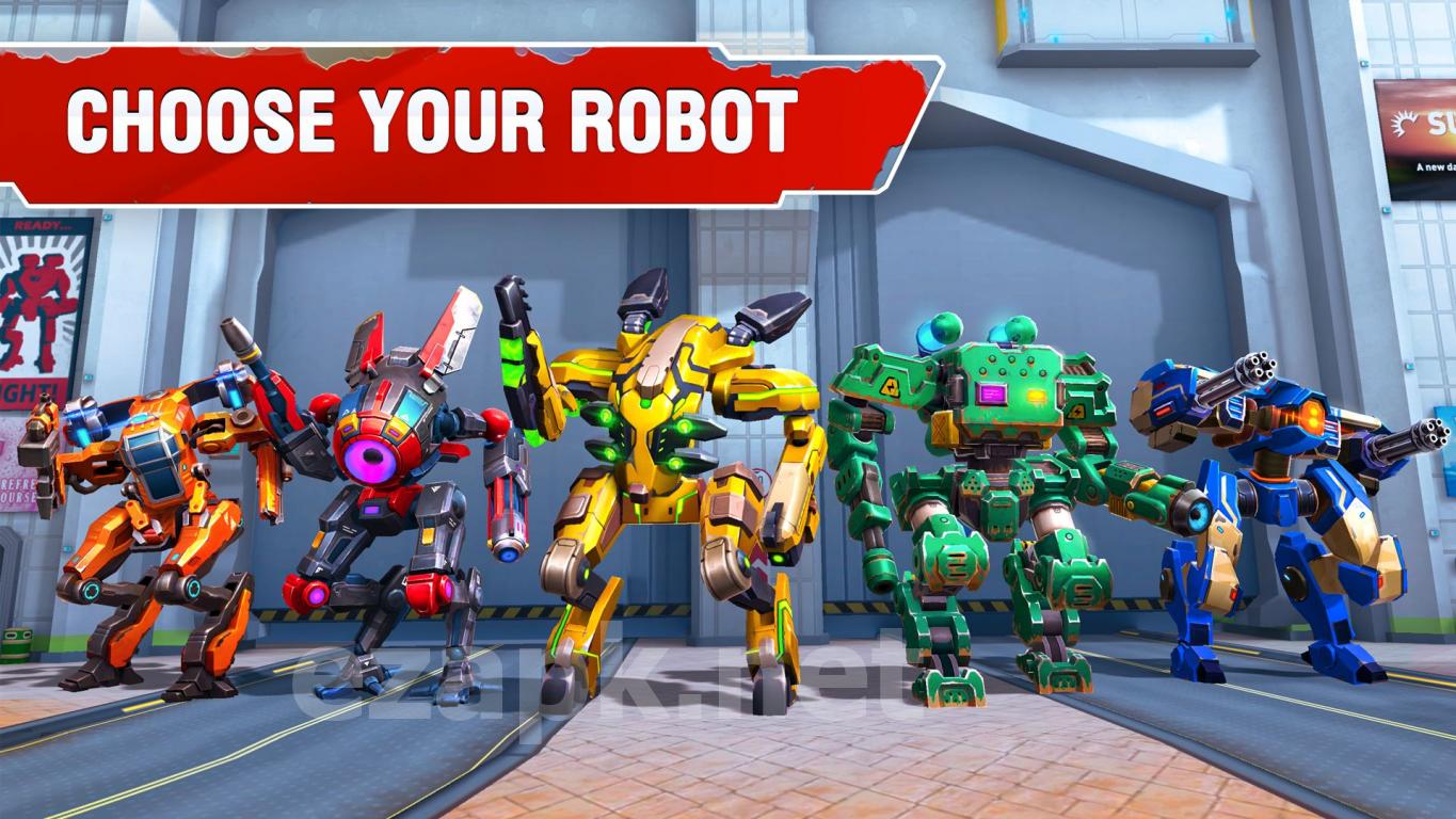 Star Robots. Mech war