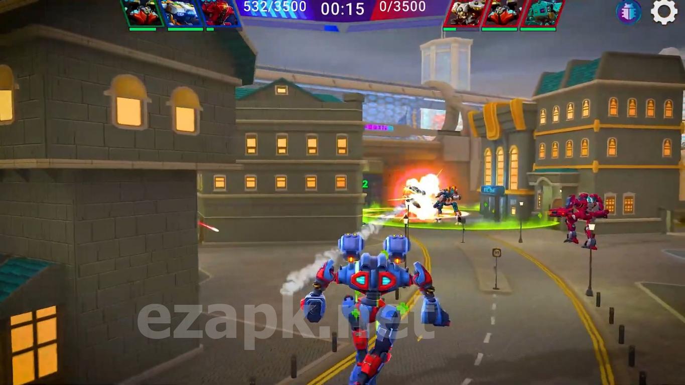 Star Robots. Mech war