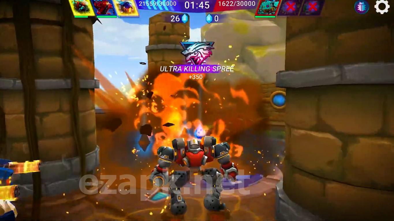 Star Robots. Mech war