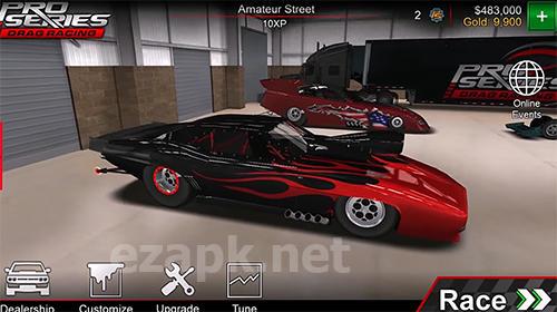 Pro series drag racing