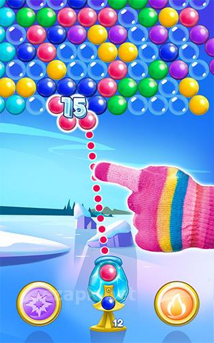 Icy bubbles