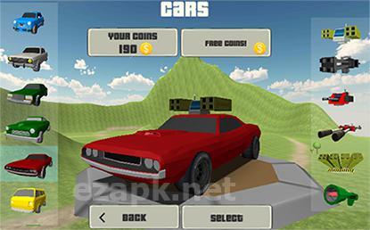 Crash arena: Cars and guns
