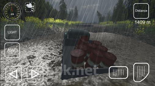 Offroad cargo pickup driver