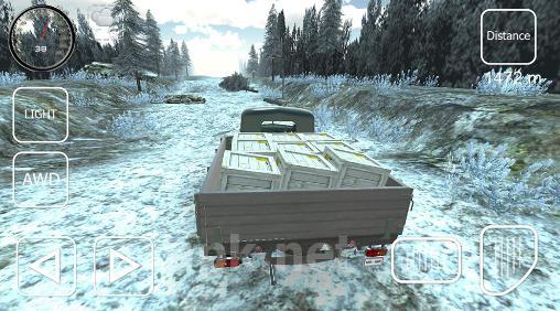 Offroad cargo pickup driver