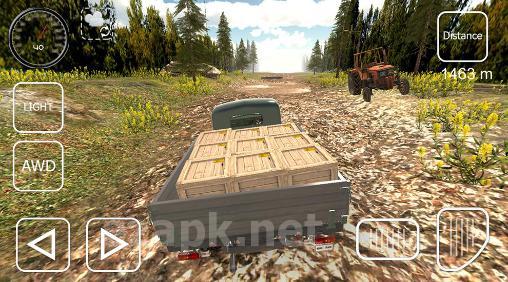 Offroad cargo pickup driver