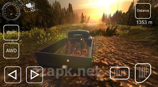 Offroad cargo pickup driver