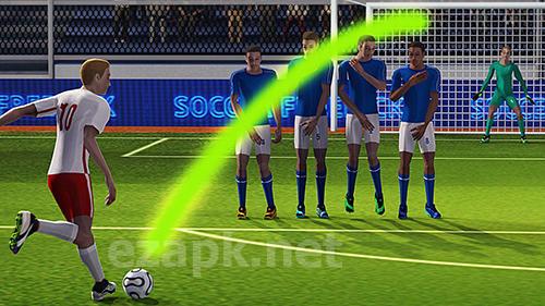 Soccer world league freekick