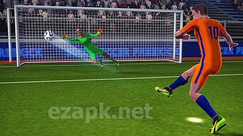 Soccer world league freekick