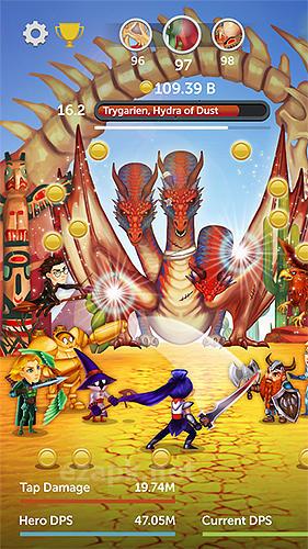 Taps and dragons: Idle heroes