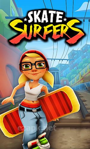 Skate surfers
