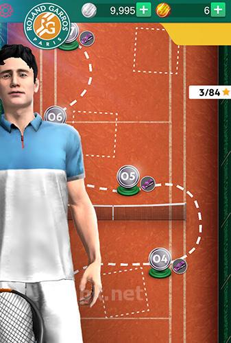 French open: Tennis games 3D. Championships 2018
