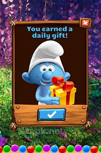 Smurfs bubble story