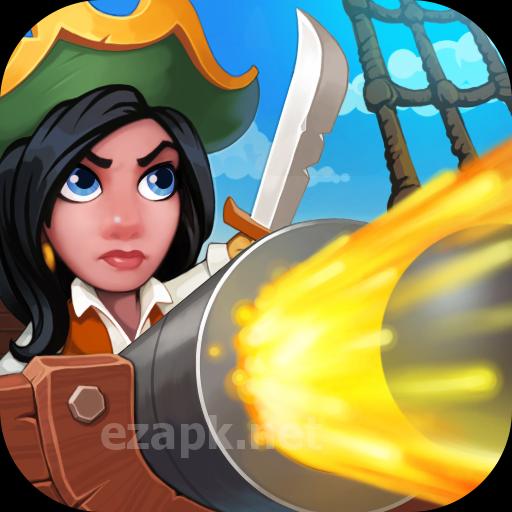 Pirate Bay - action pirate shooter. Aim and shoot