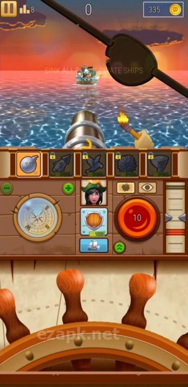 Pirate Bay - action pirate shooter. Aim and shoot