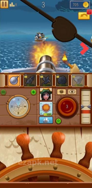 Pirate Bay - action pirate shooter. Aim and shoot
