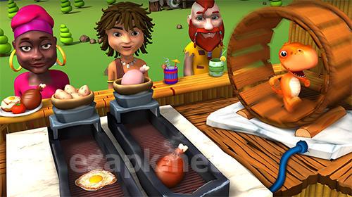 Stone age chef: The crazy restaurant and cooking game