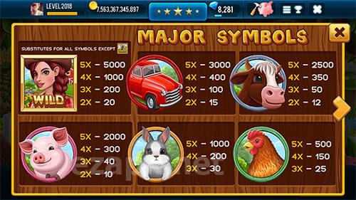 Farm and gold slot machine: Huge jackpot slots game