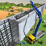 Border security wall construction