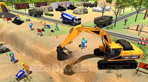 Border security wall construction