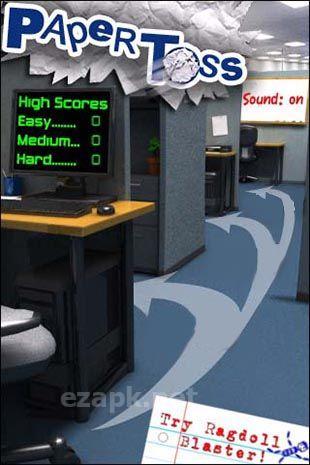 Paper toss