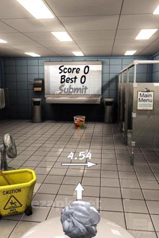 Paper toss